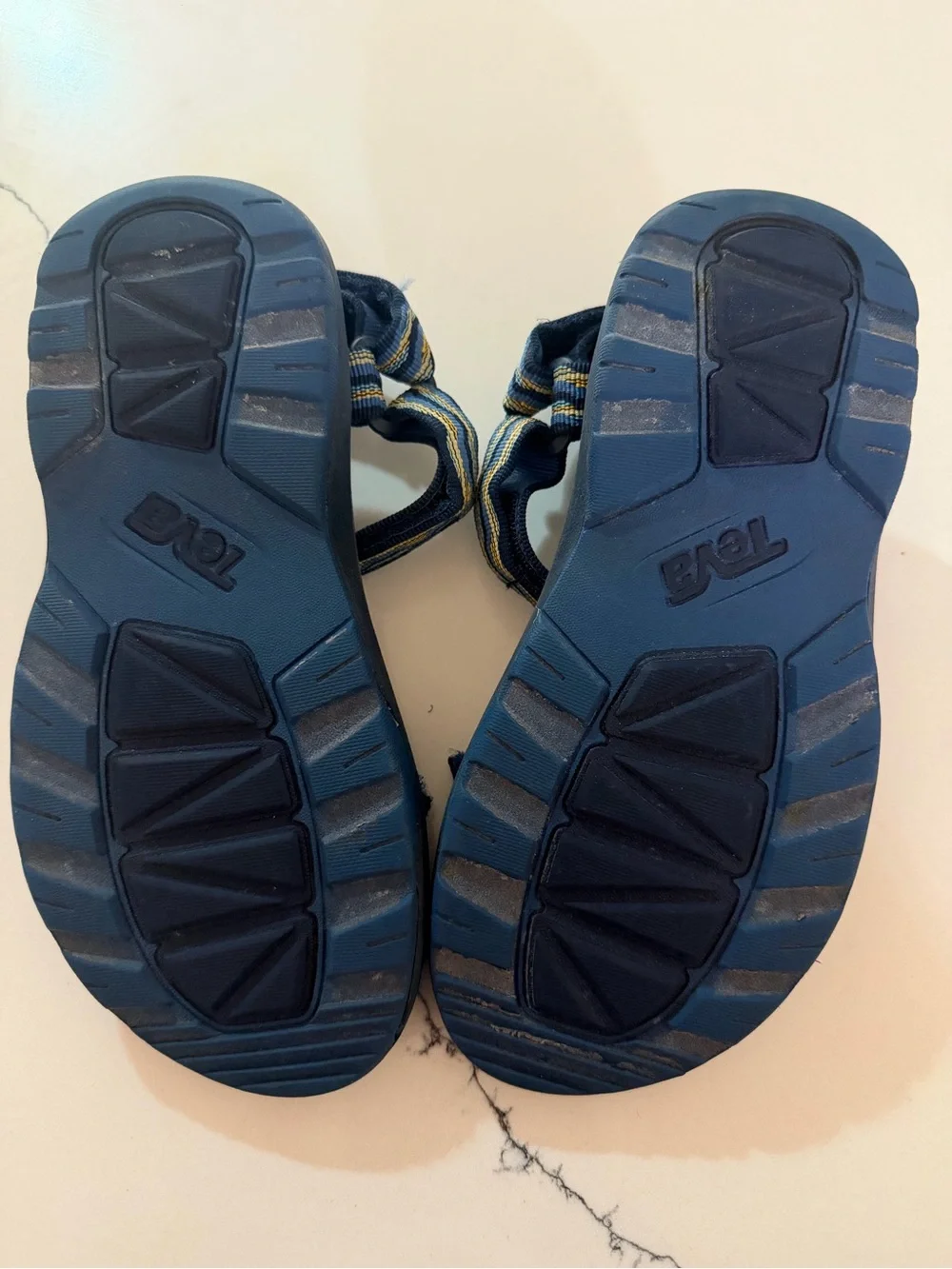 Teva Kids Navy, Yellow & Light Blue Strap Sandals